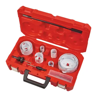 Sada kruhových pilek/děrovek Milwaukee KIT 3 Hole Dozer Holesaw, bimetalové zuby, 4932451658